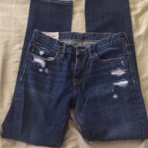 Abercrombie kids ripped skinny jean size 16